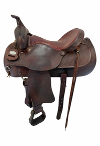 16 Inch Used Crates Trail Saddle Medium Tree Mustang 5419