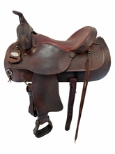 SOLD 2026/05/08 16 Inch Used Crates Trail Saddle Medium Tree Mustang 5419