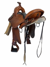 16 Inch Used Crest Ridge Trail Saddle Wide Tree