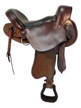 SOLD 2025/11/09 16 Inch Used CRS Crest Ridge Saddlery Cordura Trail Saddle