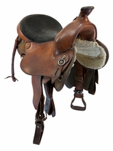 SOLD 2026/06/04e  16 Inch Used CRS Cordura Trail Saddle X Wide Tree