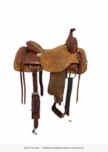 16 Inch Used Custom Cutting Saddle Wide Tree