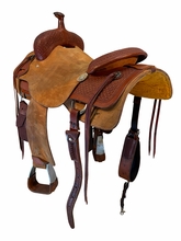 16 Inch Used Custom Cutting Saddle Wide Tree