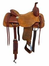16 Inch Used Custom Cutting Saddle Wide Tree
