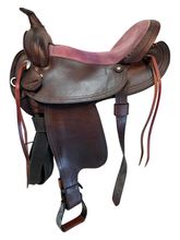 16 Inch Used Custom Trail Saddle 3116