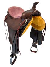 16 Inch Used Custom Trail Saddle 3116