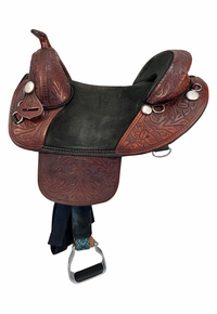 16 Inch Used Custom Treeless Trail Saddle