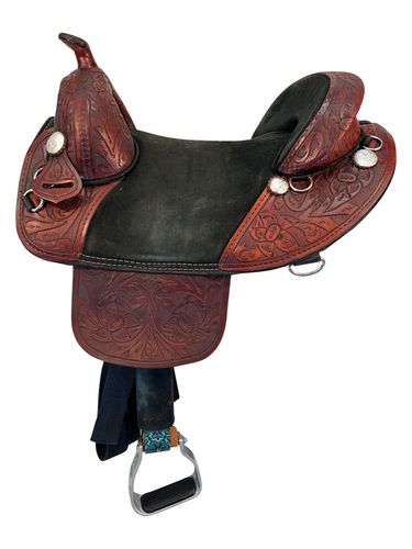 SOLD 2025/08/15  16 Inch Used Custom Treeless Trail Saddle