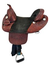SOLD 2025/08/15  16 Inch Used Custom Treeless Trail Saddle