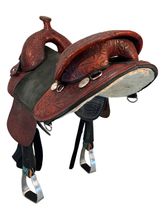 SOLD 2025/08/15  16 Inch Used Custom Treeless Trail Saddle