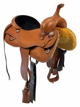 16 Inch Used CW Wiley Reining Saddle Medium Tree