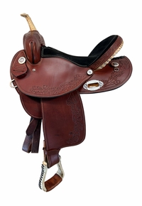 16 Inch Used Dakota Barrel Saddle 345