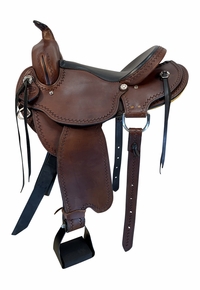 16 Inch Used Dakota Gaited Trail Saddle Wide Tree 211