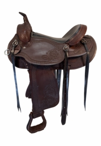 16 Inch Used Dakota Haflinger Trail Saddle X Wide Tree 2214