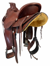 16 Inch Used Dakota Ranch Wade Saddle Wide Tree 8096