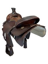 16 Inch Used Dakota Saddlery Roping Saddle Wide Tree