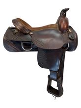 16 Inch Used Dakota Saddlery Roping Saddle Wide Tree
