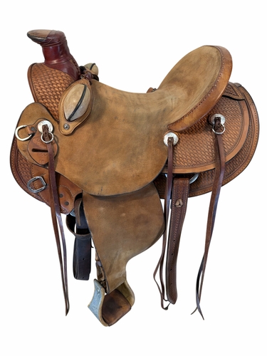 SOLD 2026/04/13  16 Inch Used Dakota Wade Ranch Saddle Wide Tree 809