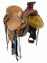 SOLD 2026/04/13  16 Inch Used Dakota Wade Ranch Saddle Wide Tree 809