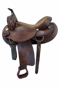 16 Inch Used Dakota Walking Horse Trail Sadlde Medium Tree 750