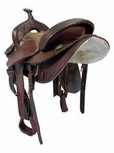 SOLD 2026/05/21  16 Inch Used Dakota Walking Horse Trail Sadlde Medium Tree 750