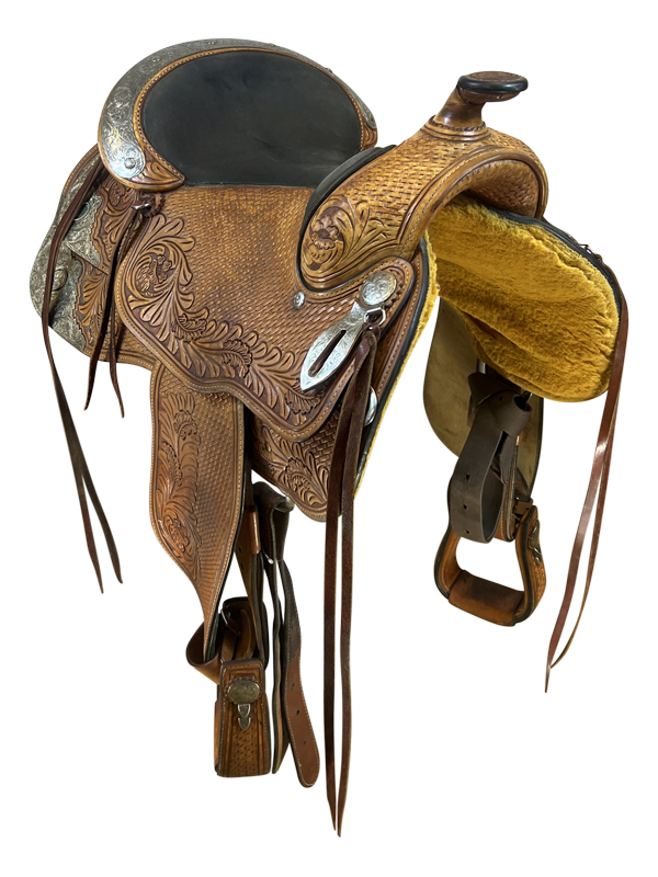 16 Inch Used Dale Chavez Show Saddle *Free Shipping*