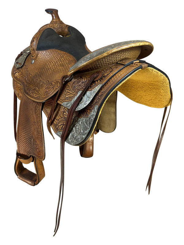 16 Inch Used Dale Chavez Show Saddle *Free Shipping*