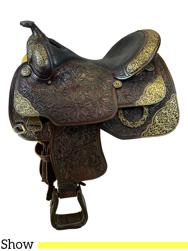 SOLD 2024/09/24 16 Inch Used Dale Chavez Show Saddle *Free Shipping*