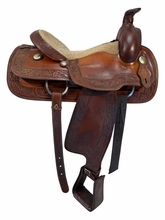 16 Inch Used Dale Fredrick Roping Saddle Medium Tree 21573