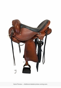 16 Inch Used Dixieland Endurance Saddle Wide Tree PWV9