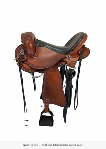 16 Inch Used Dixieland Endurance Saddle Wide Tree PWV9