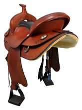 16 Inch Used Dixieland Trail Saddle