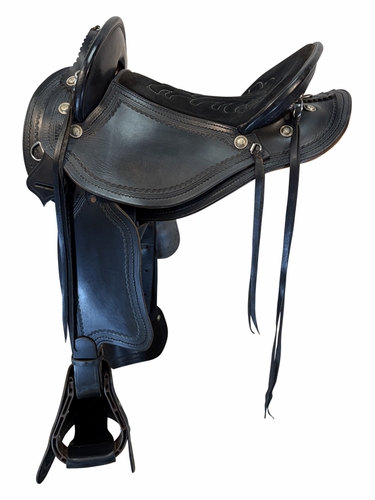 16 Inch Used Don West Endurance Saddle Medium Tree
