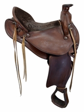 16 Inch Used Don West Ranch Saddle Medium Tree