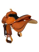 16 Inch Used Double C Reining Saddle T8088