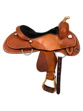 16 Inch Used Double C Reining Saddle T8088