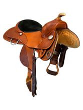 16 Inch Used Double C Reining Saddle T8088