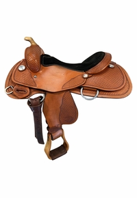 16 Inch Used Double C Reining Saddle T8088