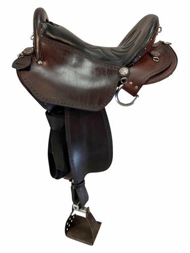 16 Inch Used Double Creek Henry Miller Endurance Saddle 115