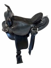 16 Inch Used Double Creek Henry Miller Trail Saddle WIde Tree 102