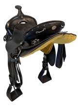 16 Inch Used Double Creek Henry Miller Trail Saddle WIde Tree 102