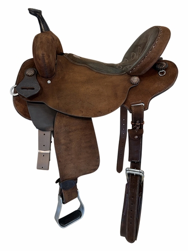 SOLD LAYAWAY 2026/09/05BN   16 Inch Used Double J Barrel Saddle Wide Tree