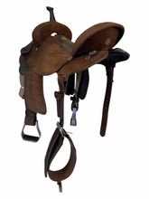 SOLD LAYAWAY 2026/09/05BN   16 Inch Used Double J Barrel Saddle Wide Tree