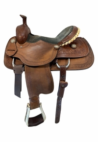 16 Inch Used Double T All Around Saddle Wide Tree 16016