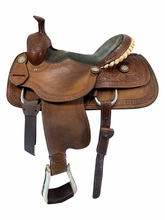 SOLD 2026/04/15 16 Inch Used Double T All Around Saddle Wide Tree 16016