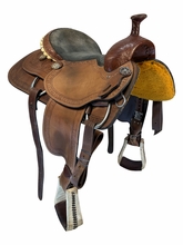 SOLD 2026/04/15 16 Inch Used Double T All Around Saddle Wide Tree 16016