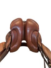 HOLD 2025/07/10j  16 Inch Used DP Saddlery Quatum Short and Light Trail Saddle 1214