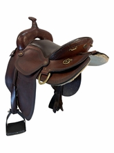 SOLD 2026/08/04 16 Inch Used Eli Miller Trail Saddle Medium Tree