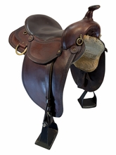 SOLD 2026/08/04 16 Inch Used Eli Miller Trail Saddle Medium Tree