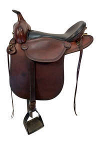 16 Inch Used Eli Miller Trail Saddle Wide Tree